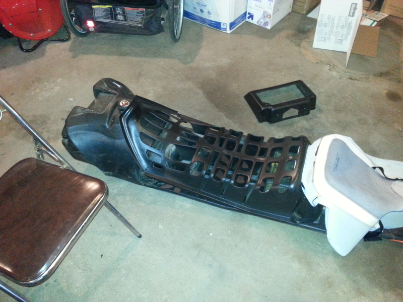 As you can see my biggest issue is fitting around the old tank smoothly.